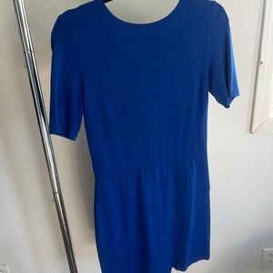 Royal blue sheath dress